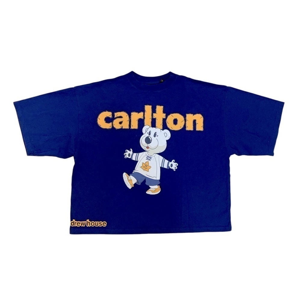 Drew House XS boxy oversized Carlton Maple Leafs tee shirt